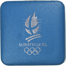 France, 100 Francs, 1992 Olympics, Albertville, Ski Jumping, 1991, MDP, Proof