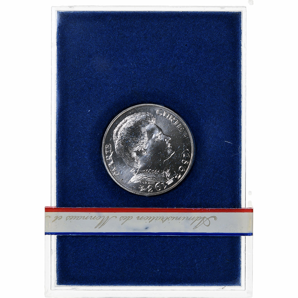 France, 100 Francs, Marie Curie, 1984, MDP, BU, Silver, MS(65-70)