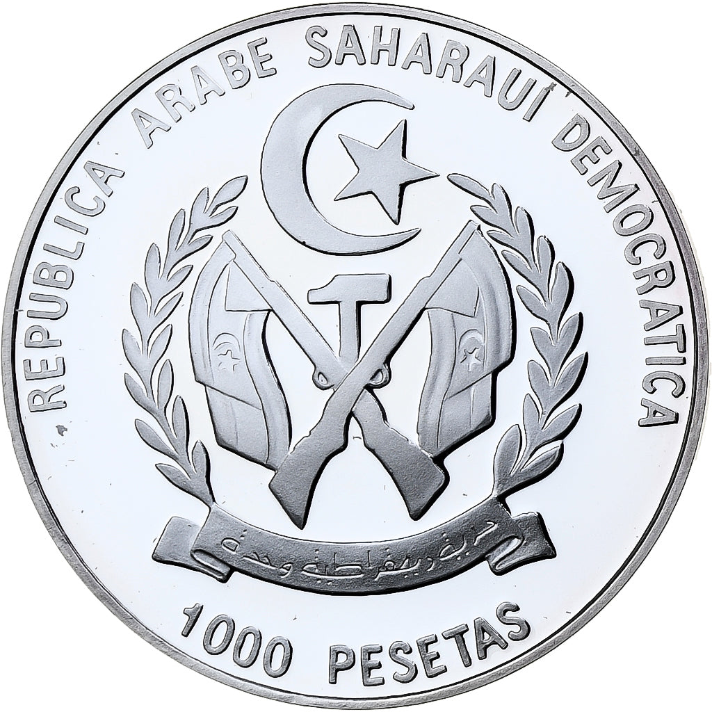 REPUBBLICA DEMOCRATICA ARABA DEI SAHRAWI, 1000 Pesetas, World Cup France 1998