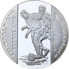 Somalia, 10000 Shillings, World Cup France 1998, 1998, Proof, Silver, MS(65-70)