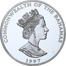 Bahamas, 2 Dollars, World Cup France 1998, 1997, Silver, MS(65-70)