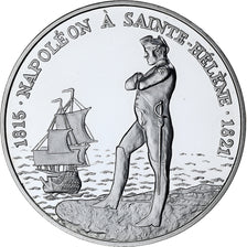 France, Médaille, Napoléon Ier à Sainte-Hélène, 1989, Argent, BE, FDC