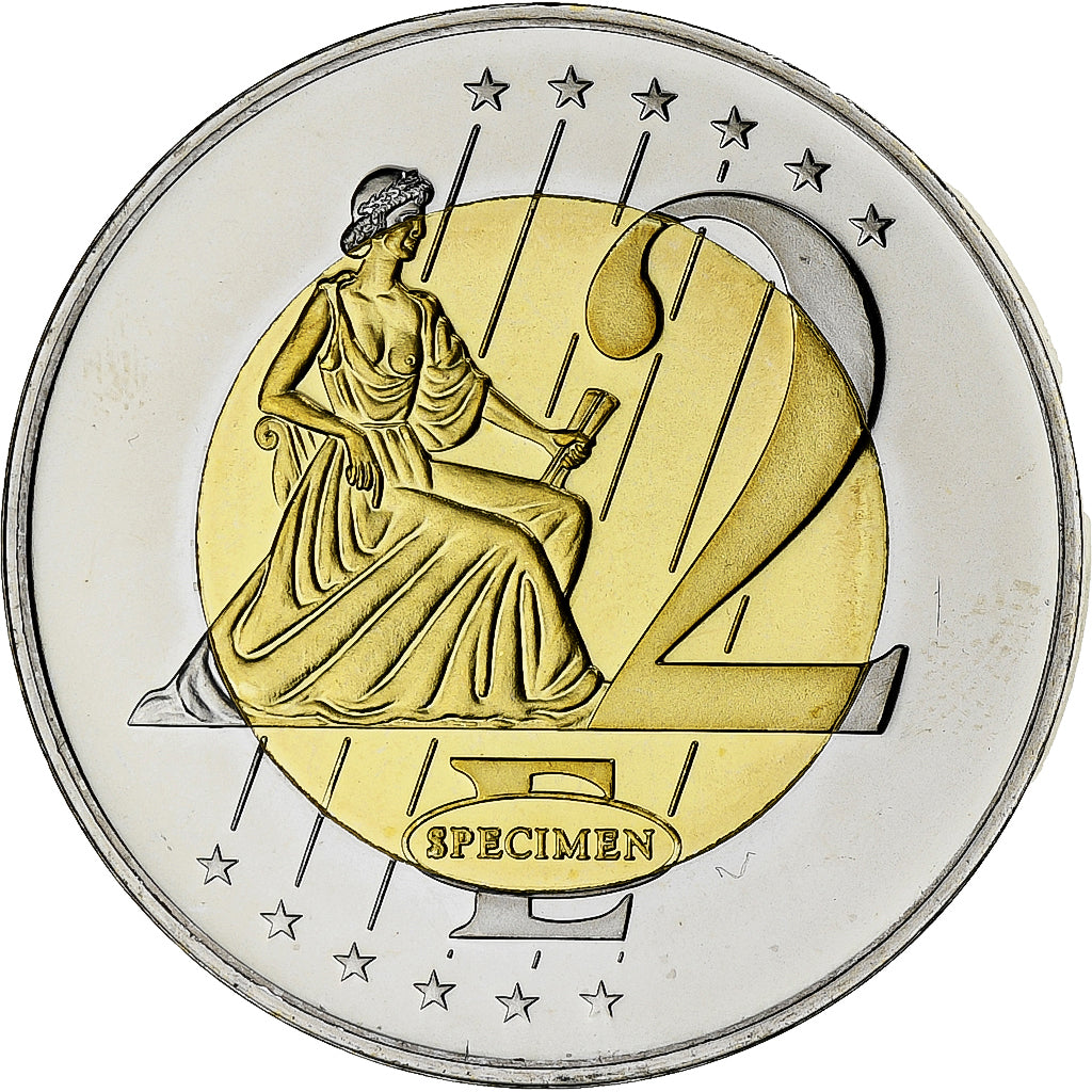 Poland, 2 Euro, Fantasy euro patterns, Essai-Trial, 2003, Bi-Metallic, MS(65-70)