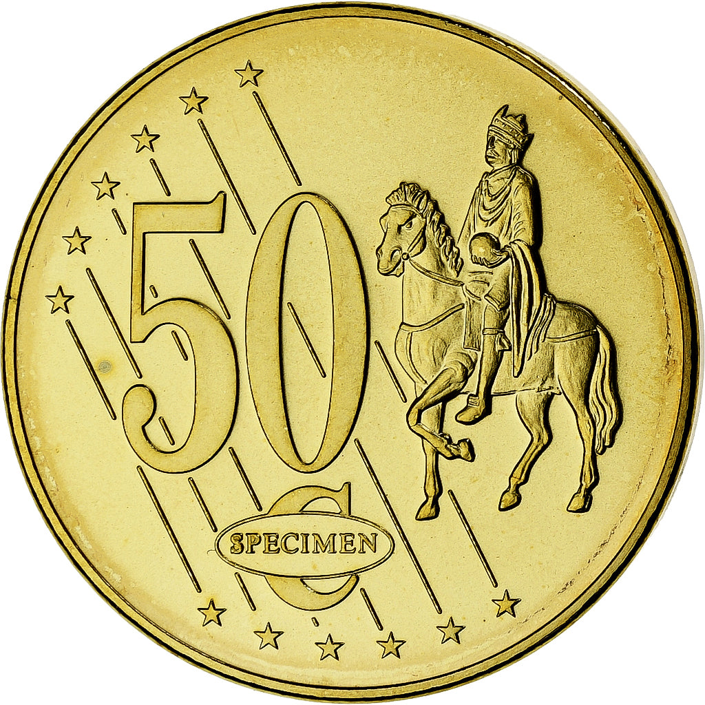 Polen, 50 Euro Cent, Fantasy euro patterns, Essai-Trial, 2003, Nordic gold, STGL