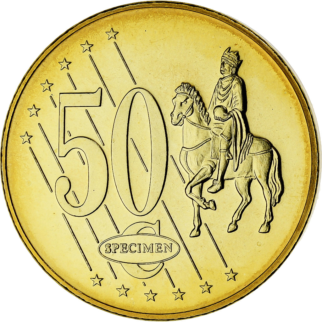 Malta, 50 Euro Cent, Fantasy euro patterns, Essai-Trial, 2004, Nordic gold