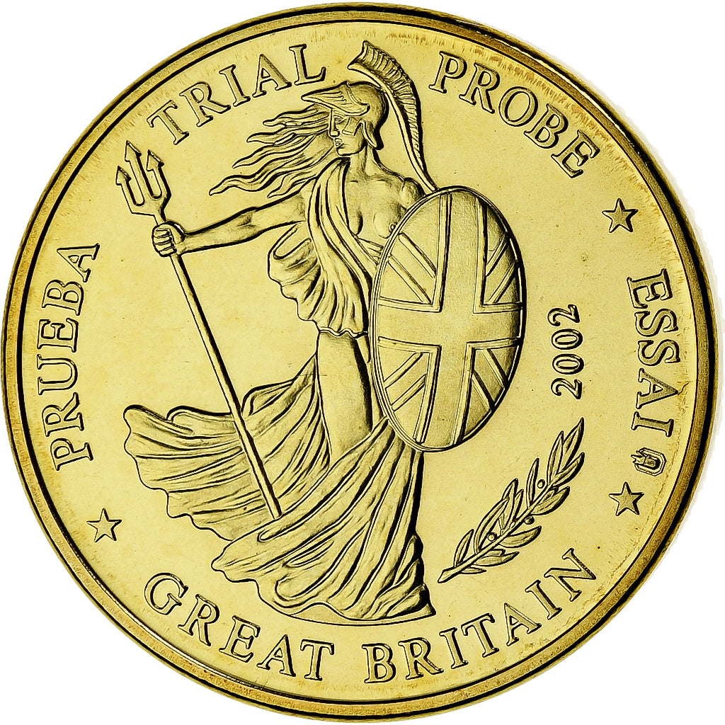 Great Britain, 50 Euro Cent, Fantasy euro patterns, Essai-Trial, 2002, Nordic