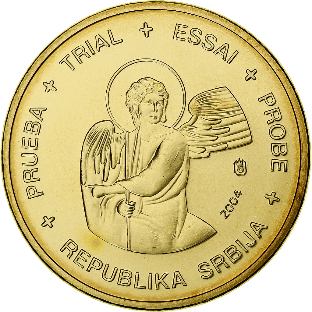 Serbien, 20 Euro Cent, Fantasy euro patterns, Essai-Trial, 2004, Nordic gold