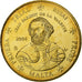 Malta, 10 Euro Cent, Fantasy euro patterns, Essai-Trial, 2004, Latão, MS(65-70)