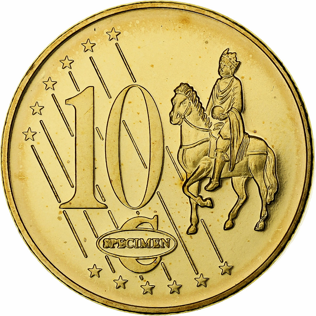 Malta, 10 Euro Cent, Fantasy euro patterns, Essai-Trial, 2004, Messing, STGL