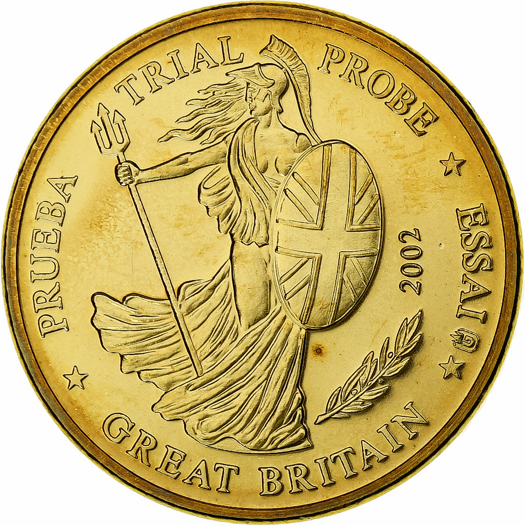 Großbritannien, 10 Euro Cent, Fantasy euro patterns, Essai-Trial, 2002