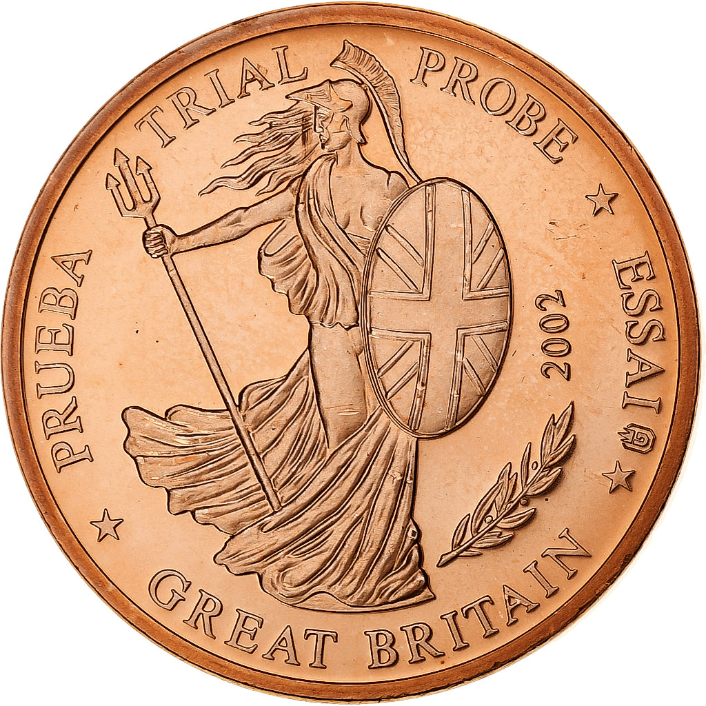 Großbritannien, 5 Euro Cent, Fantasy euro patterns, Essai-Trial, 2002, Copper