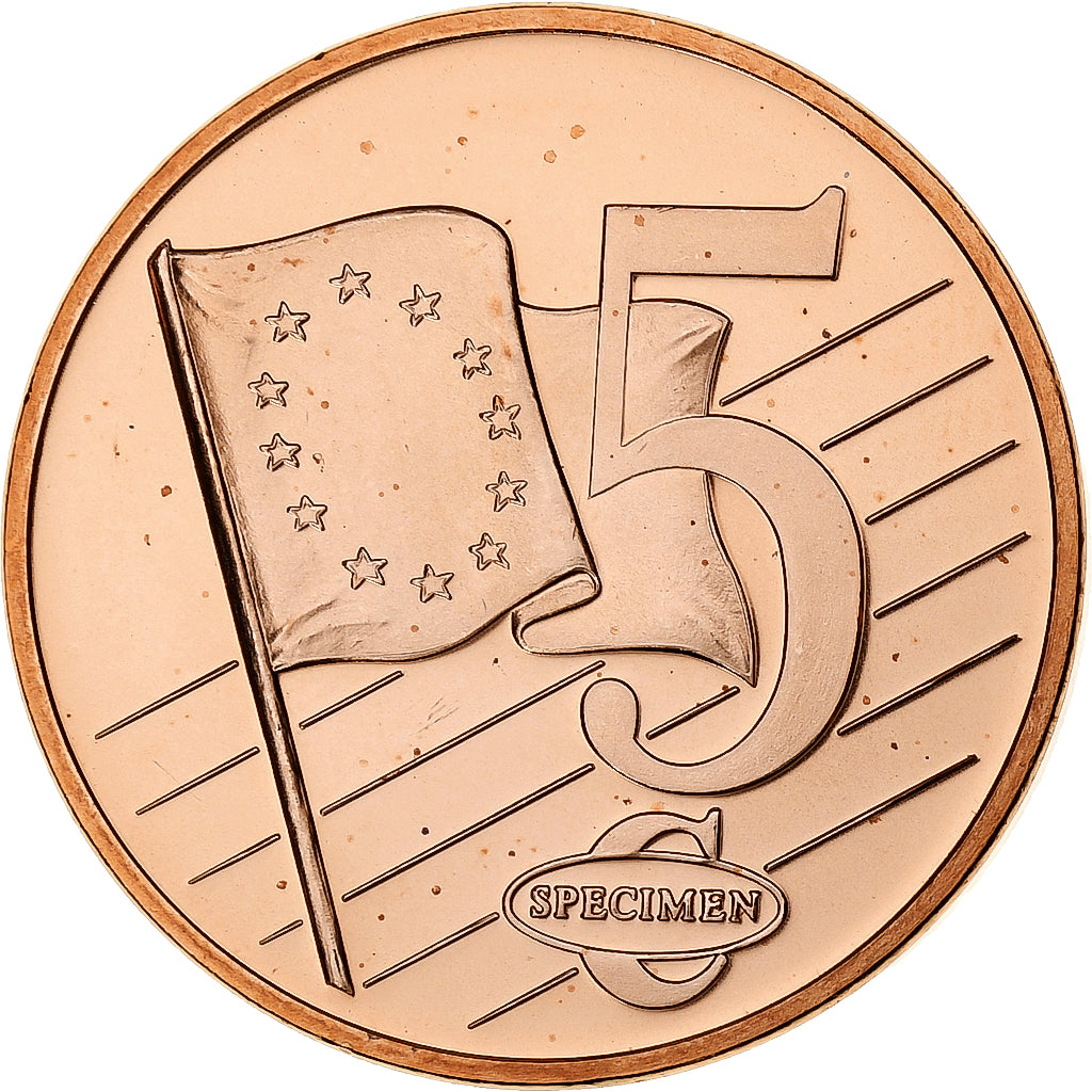 Polen, 5 Euro Cent, Fantasy euro patterns, Essai-Trial, 2003, Copper Plated