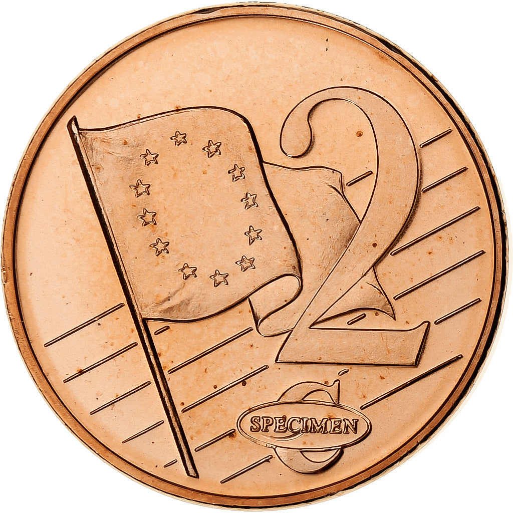 Großbritannien, 2 Euro Cent, Fantasy euro patterns, Essai-Trial, 2002, Copper