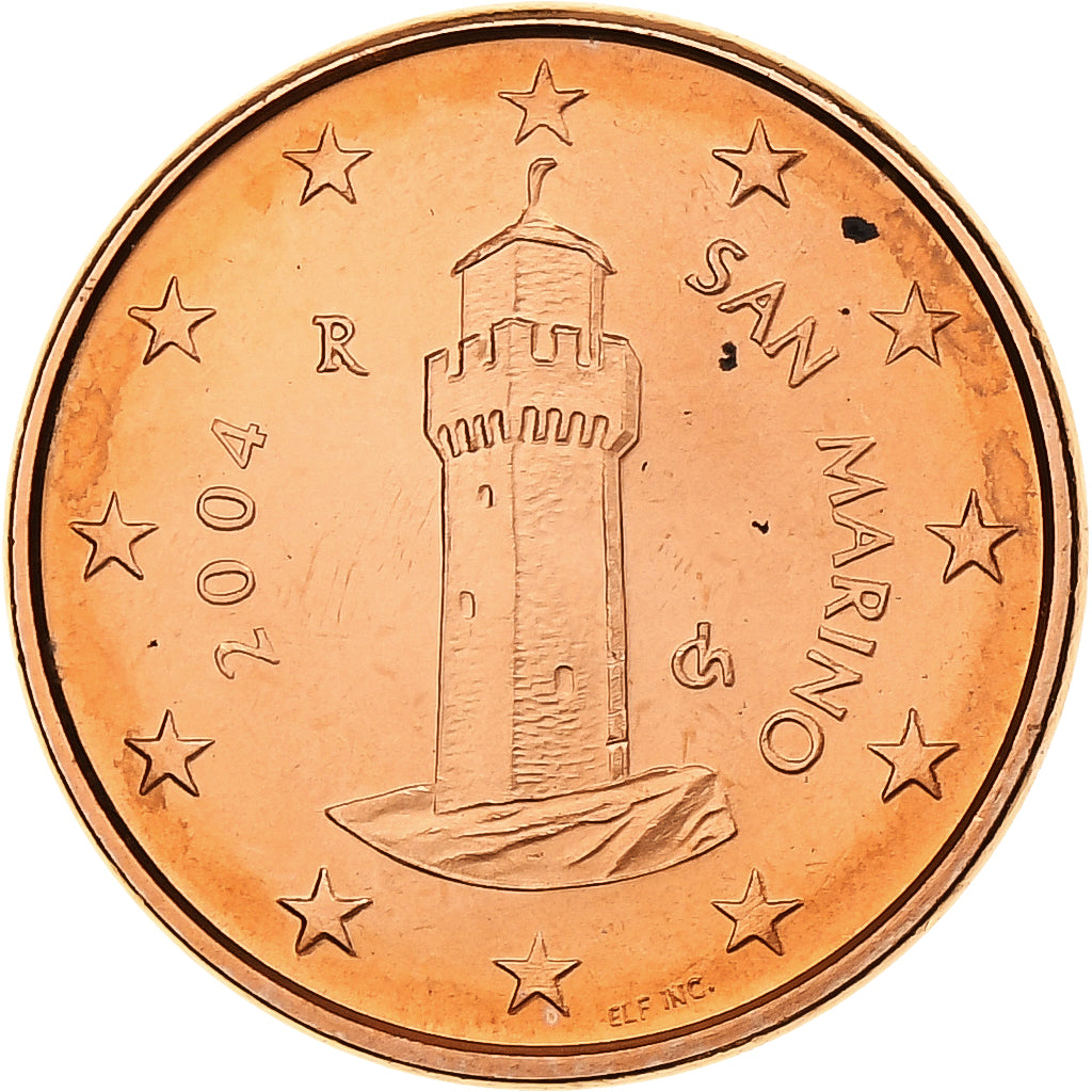Saint Marin Euro Cent 2004 Rome Cuivre plaqué acier FDC – Numiscorner.com