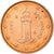 San Marino, Euro Cent, 2004, Rome, Copper Plated Steel, FDC