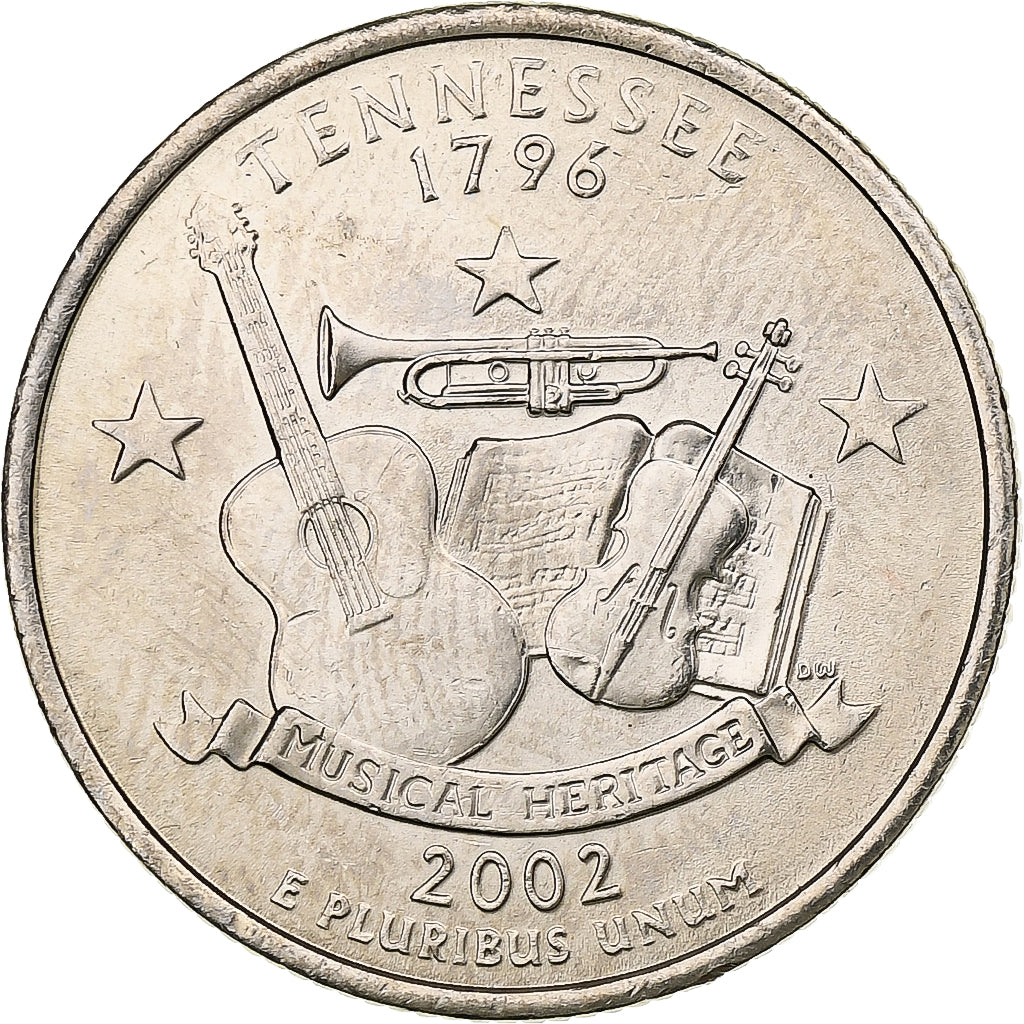 Vereinigte Staaten, Quarter, Tennessee, Elvis Presley - Teddy Bear, 2002