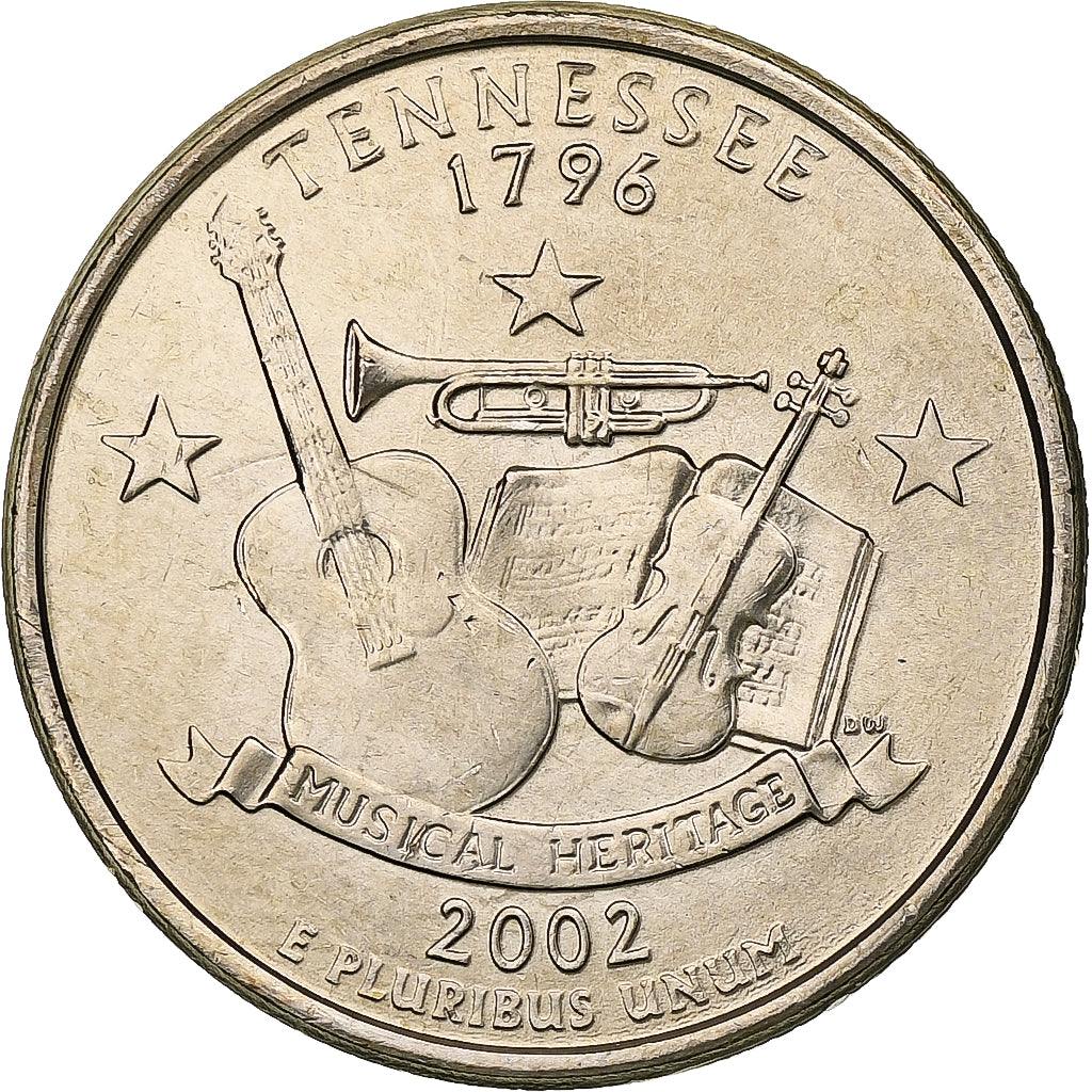 États-Unis, Quarter, Tennessee, Elvis Presley - Hound Dog, 2002, Philadelphie