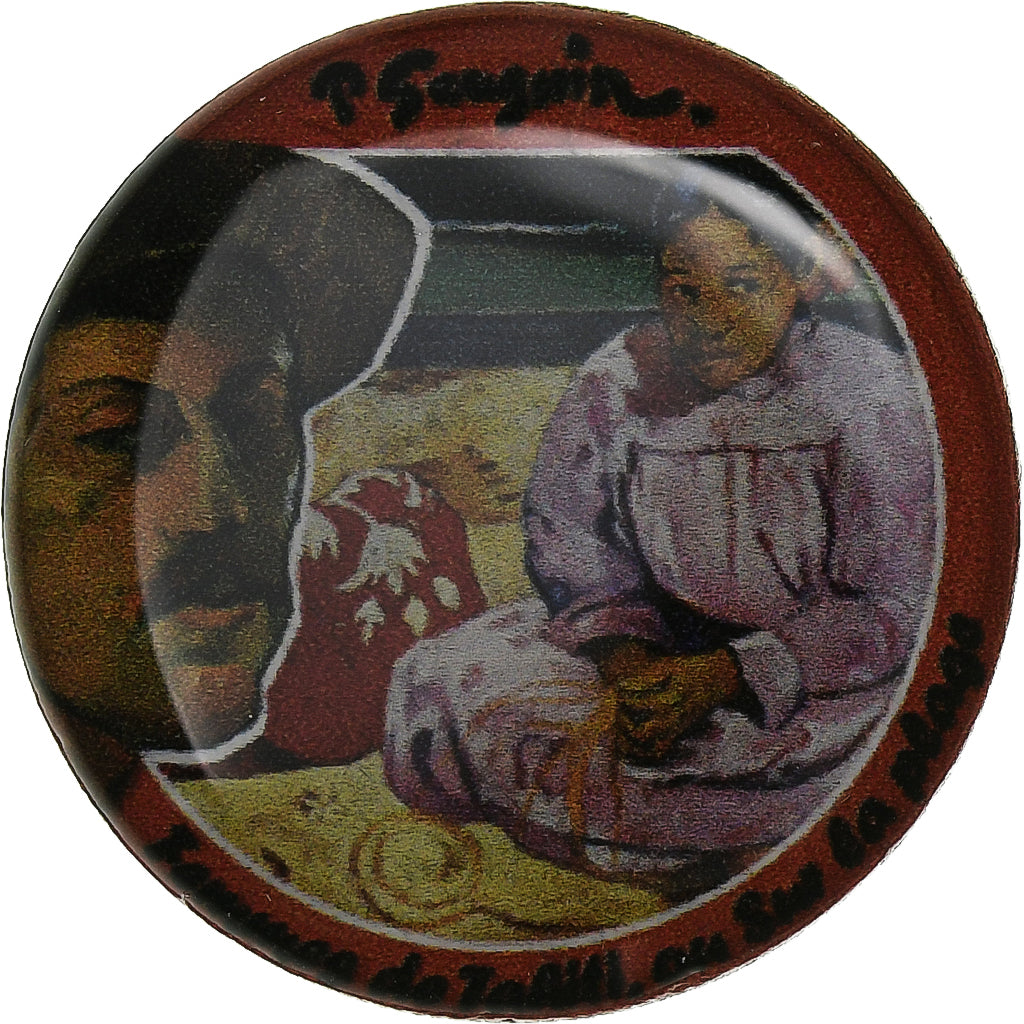 France, Jeton, Paul Gauguin - Femmes de Tahiti, Nickel, TTB