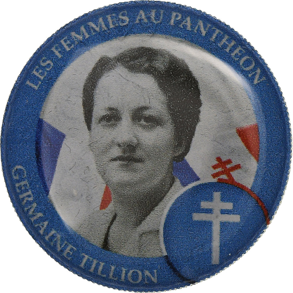 França, Token, Femmes Au Panthéon - Germaine Tillion, Níquel, EF(40-45)
