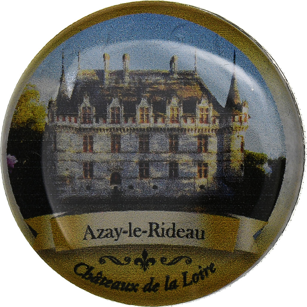 France, Jeton, Châteaux de la Loire, Azay-le-Rideau, Nickel, TTB