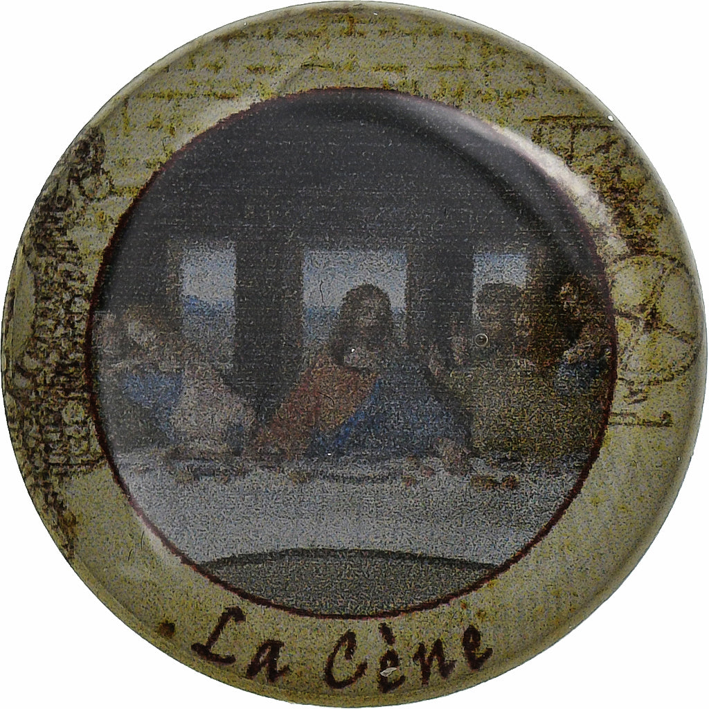 Italie, Jeton, Léonard de Vinci - La Cène, Nickel, TTB