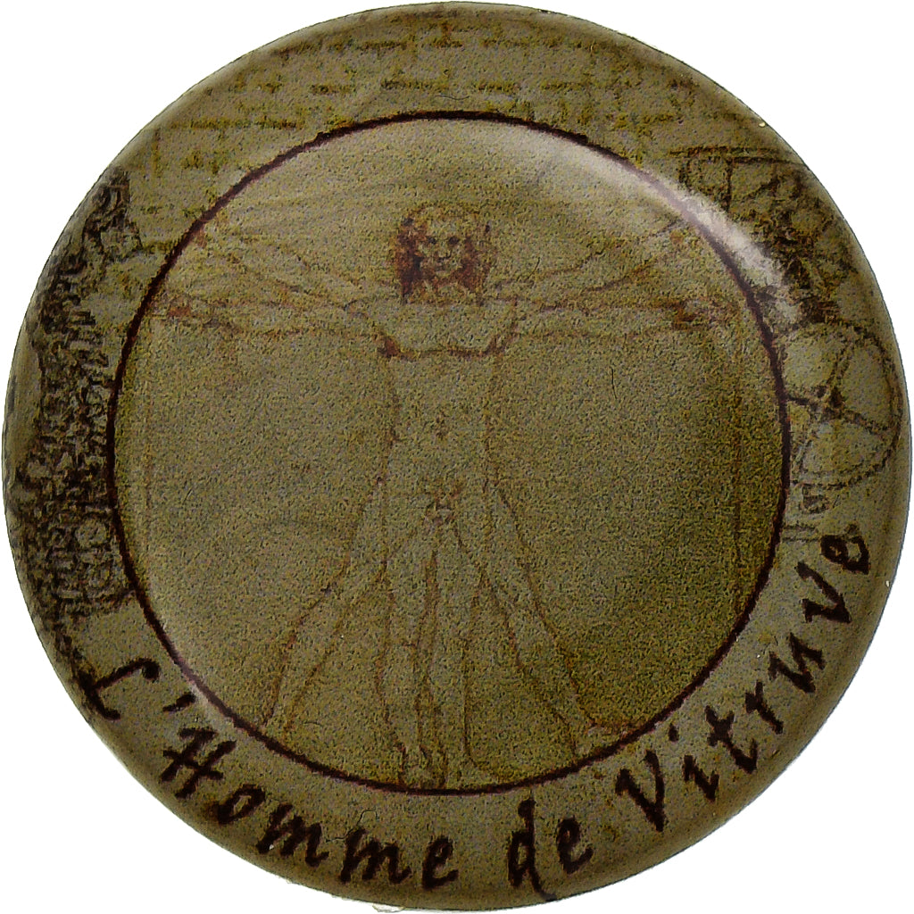 Italië, Token, Léonard de Vinci - L'homme de Vitruve, Nickel, ZF