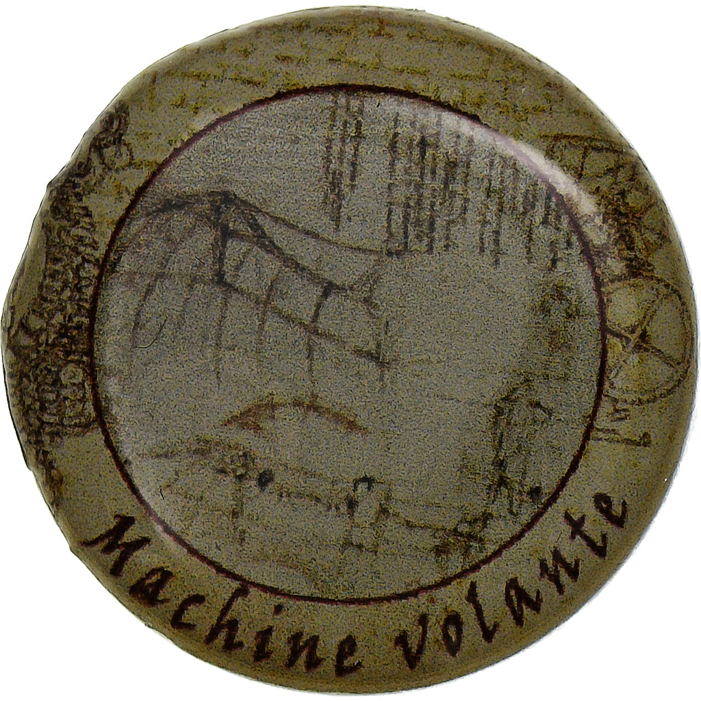 Italia, ficha, Léonard de Vinci - La machine volante, Nichel, BB
