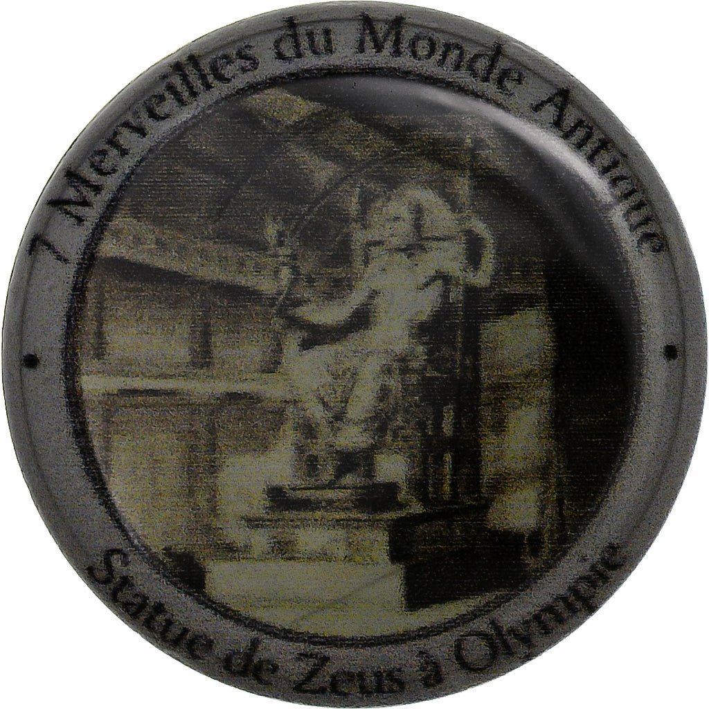 France, Jeton, 7 Merveilles du Monde, Statue de Zeus Olympie, Cupro-nickel, TTB