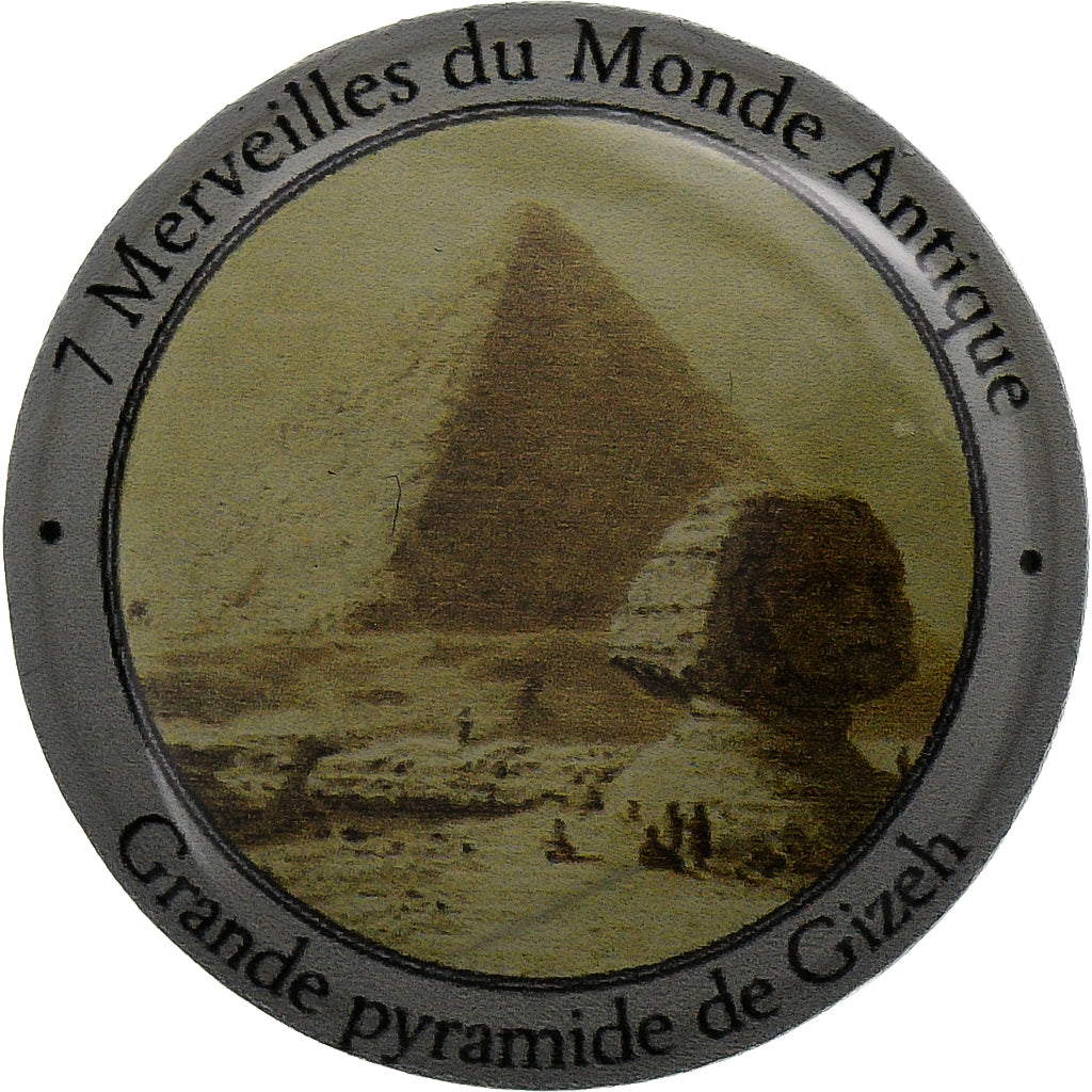 France, Jeton, 7 Merveilles du Monde, Pyramide de Gizeh, Cupro-nickel, TTB