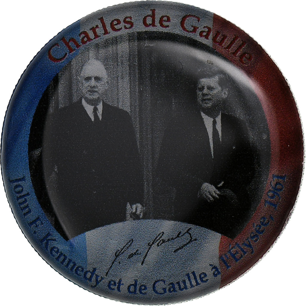 Frankrijk, Token, Charles de Gaulle, J.F. Kennedy & de Gaulle à l'Élysée