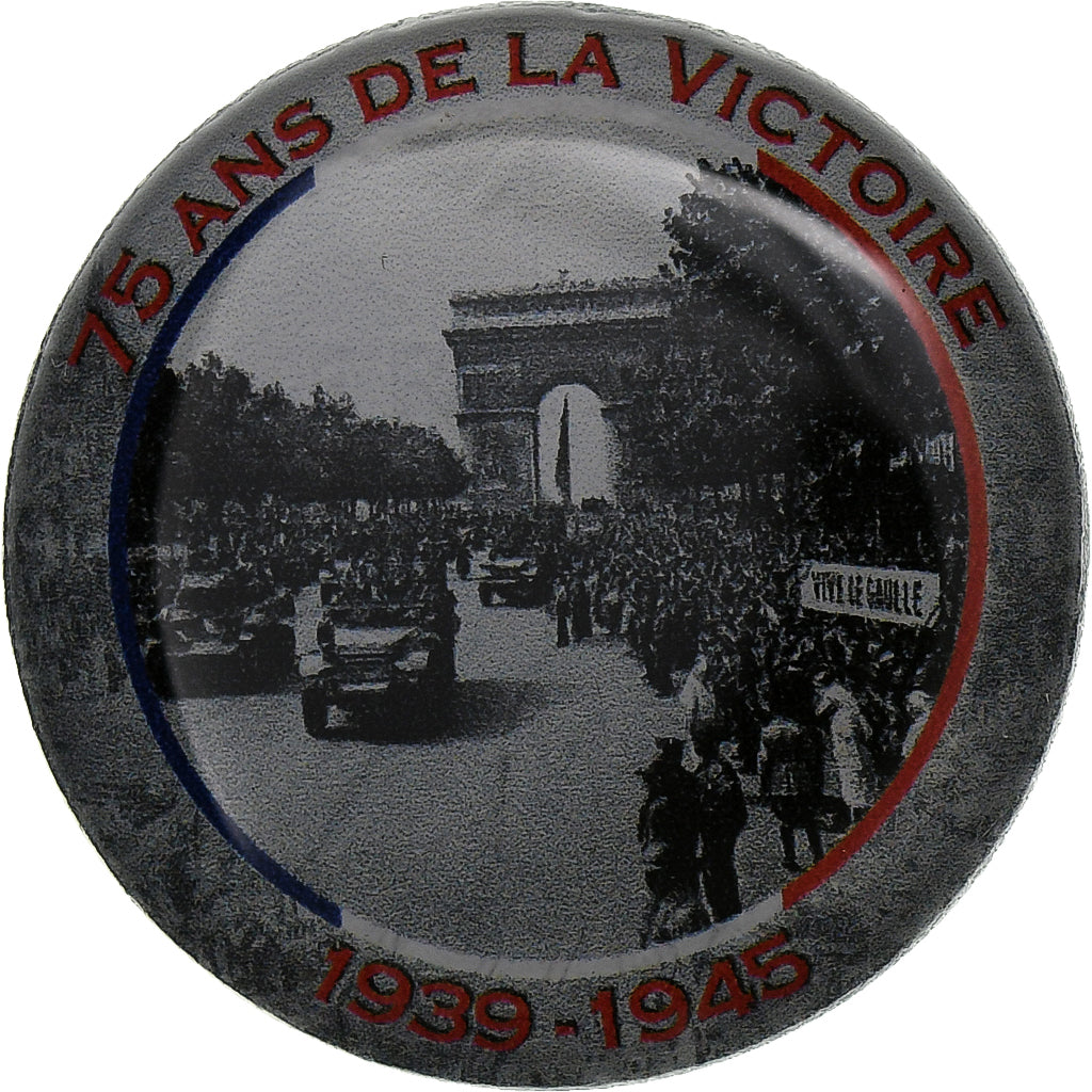 France, Token, 75 ans de la Victoire - Arc de Triomphe, Nickel, EF(40-45)