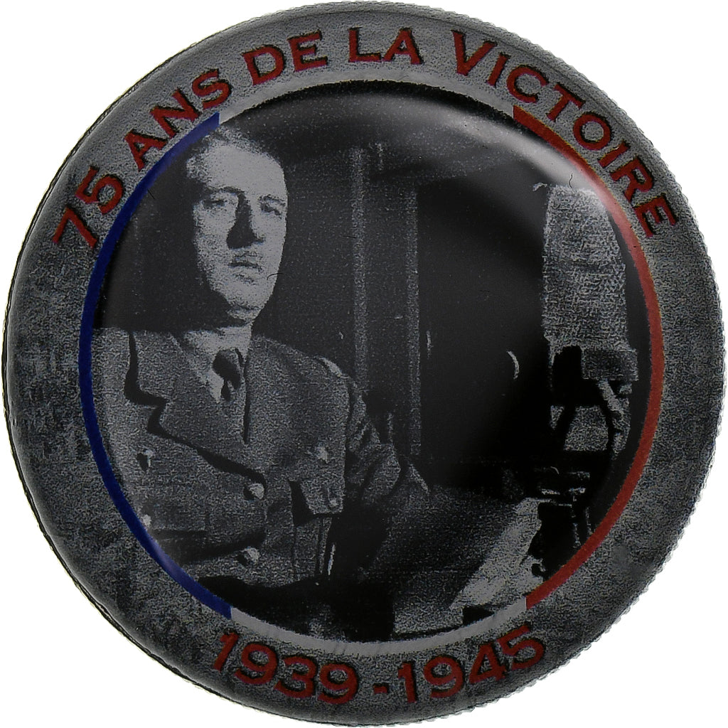 France, Token, 75 ans de la Victoire - Appel du 18 juin, Nickel, EF(40-45)
