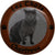 Frankreich, betaalpenning, Les Chats - Chartreux, Nickel, SS
