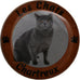 France, Token, Les Chats - Chartreux, Nickel, EF(40-45)