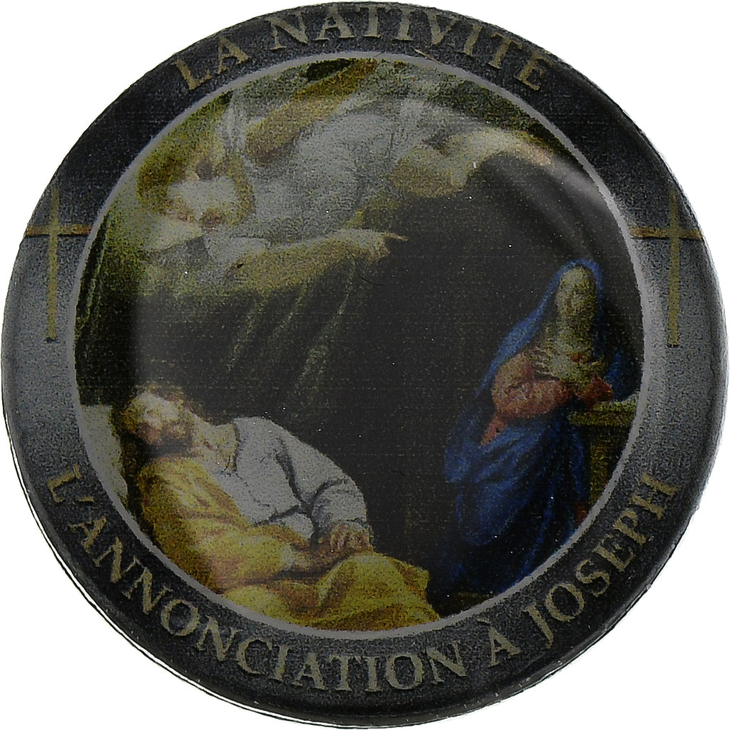 France, Token, La Nativité, L'Annonciation à Joseph, Aluminium, EF(40-45)