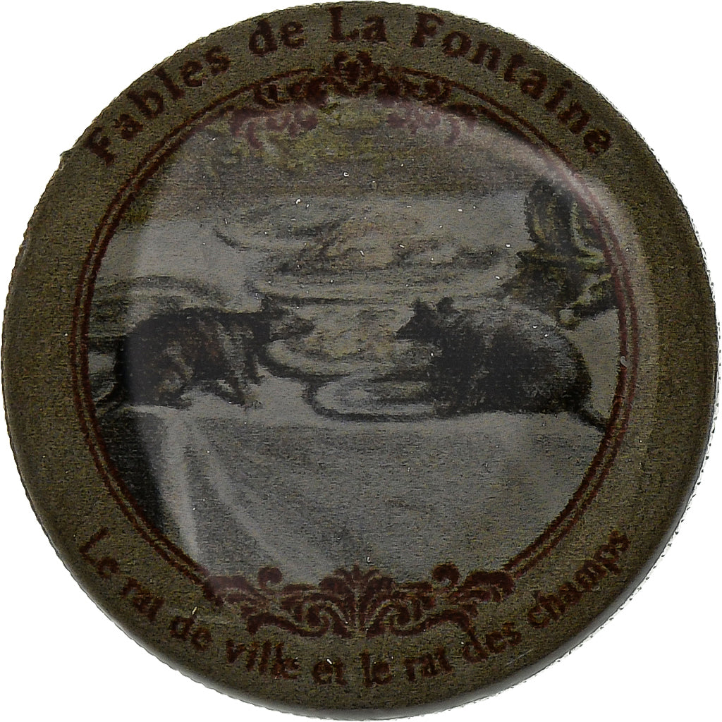 Frankreich, betaalpenning, Fables de La Fontaine, Rat des villes & rat des