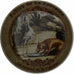 Frankreich, betaalpenning, Fables de La Fontaine, Le renard & la cigogne