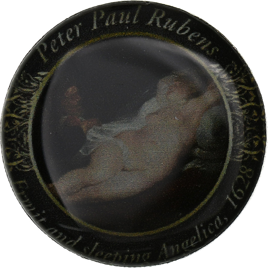 Francia, zeton, Rubens, The Hermit and the Sleeping Angelica, Níquel, MBC