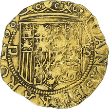Spain, Jeanne et Charles, Escudo, 1516-1556, Seville, Gold, EF(40-45)