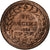 Mónaco, Honore V, Decime, 1838, Monaco, Bronze, VF(30-35), Gadoury:MC105