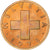 Suíça, 1 Rappen, Croix Suisse, 1978, Bern, Proof, Bronze, MS(64), KM:46