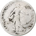 France, 50 Centimes, Semeuse, 1909, Paris, Silver, VF(30-35), Gadoury:420