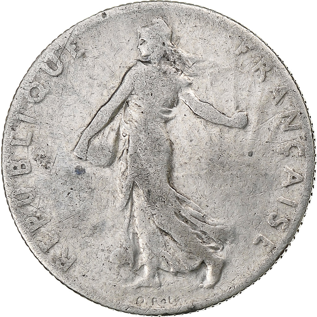 France, 50 Centimes, Semeuse, 1914, Paris, Silver, VF(20-25), Gadoury:420
