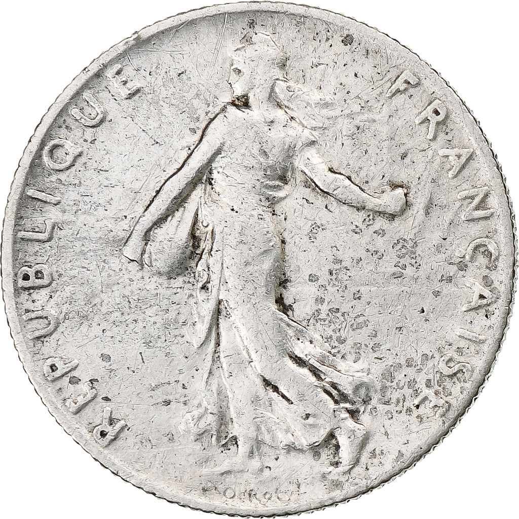 France, 50 Centimes, Semeuse, 1918, Paris, Silver, EF(40-45), Gadoury:420