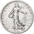 França, 1 Franc, Semeuse, 1918, Paris, Prata, EF(40-45), Gadoury:467