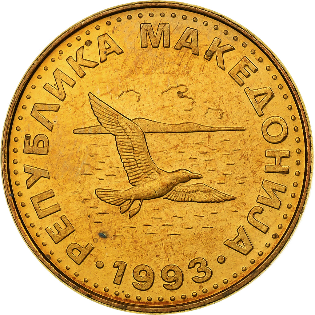 Macedonia, 50 Deni, 1993, Ottone, SPL+, KM:1