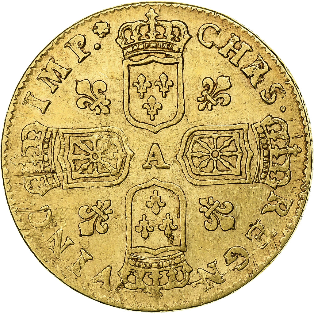 Frankrijk, Louis XV, louis d'or de Noailles, 1717, Paris, Goud, FR+, Gadoury:344