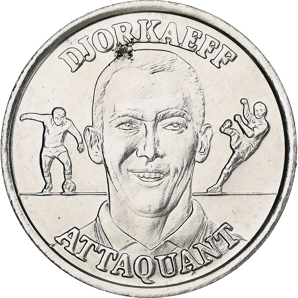 France, Token, Equipe de France de Football, Djorkaeff, Attaquant, 1998, Nickel