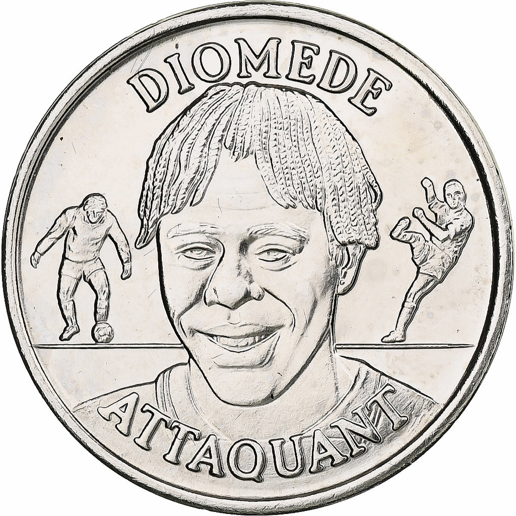 France, Token, Equipe de France de Football, Diomède, Attaquant, 1998, Nickel