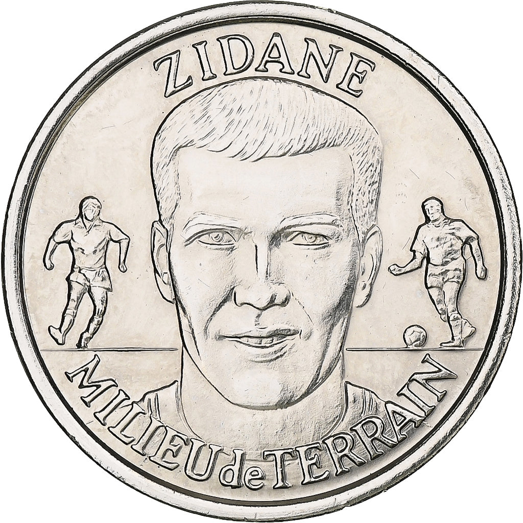 France, Token, Équipe de France de Football, Zidane, Milieu de terrain, 1998